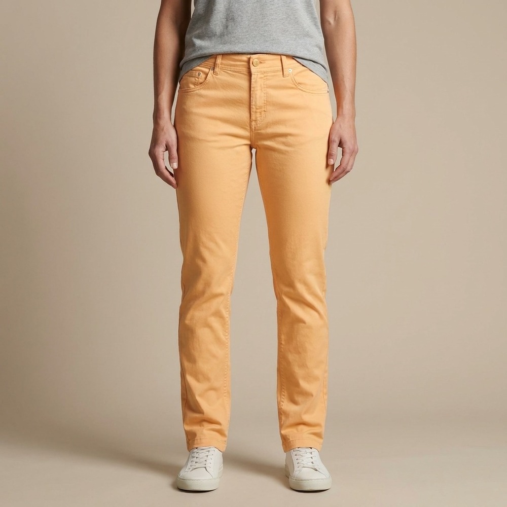 MARCO PESCAROLO Mens Pants 35 Peach Cotton Silk Quiet Luxury - Picture 1 of 16
